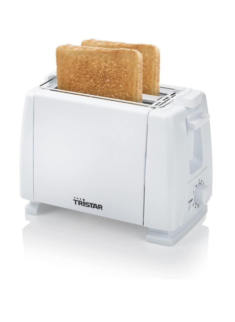 BR-1009 Toaster – 750W, 2 Openings, 6 Browning Levels, Automatic Ejection