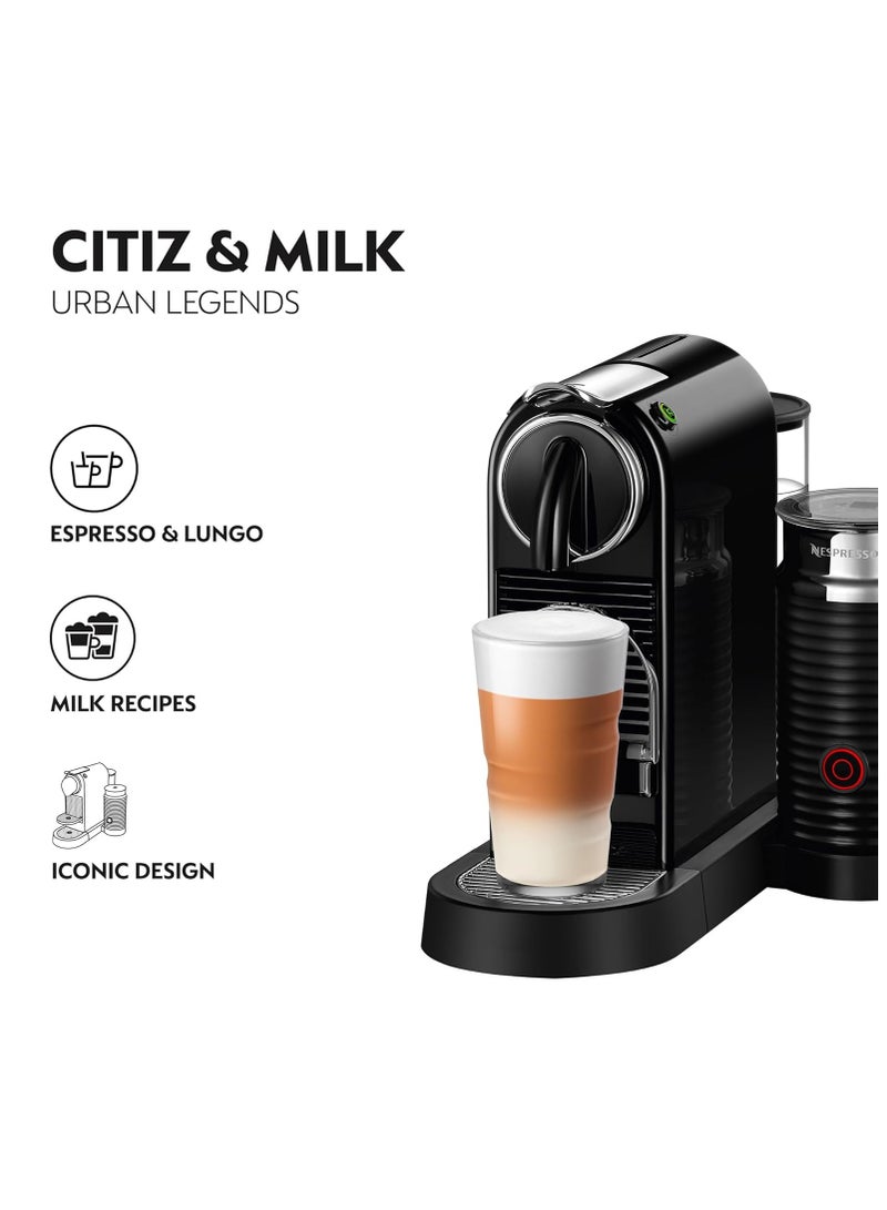 11317  Citiz And Milk Coffee Machine - By Magimix—International Version Black 1Liters