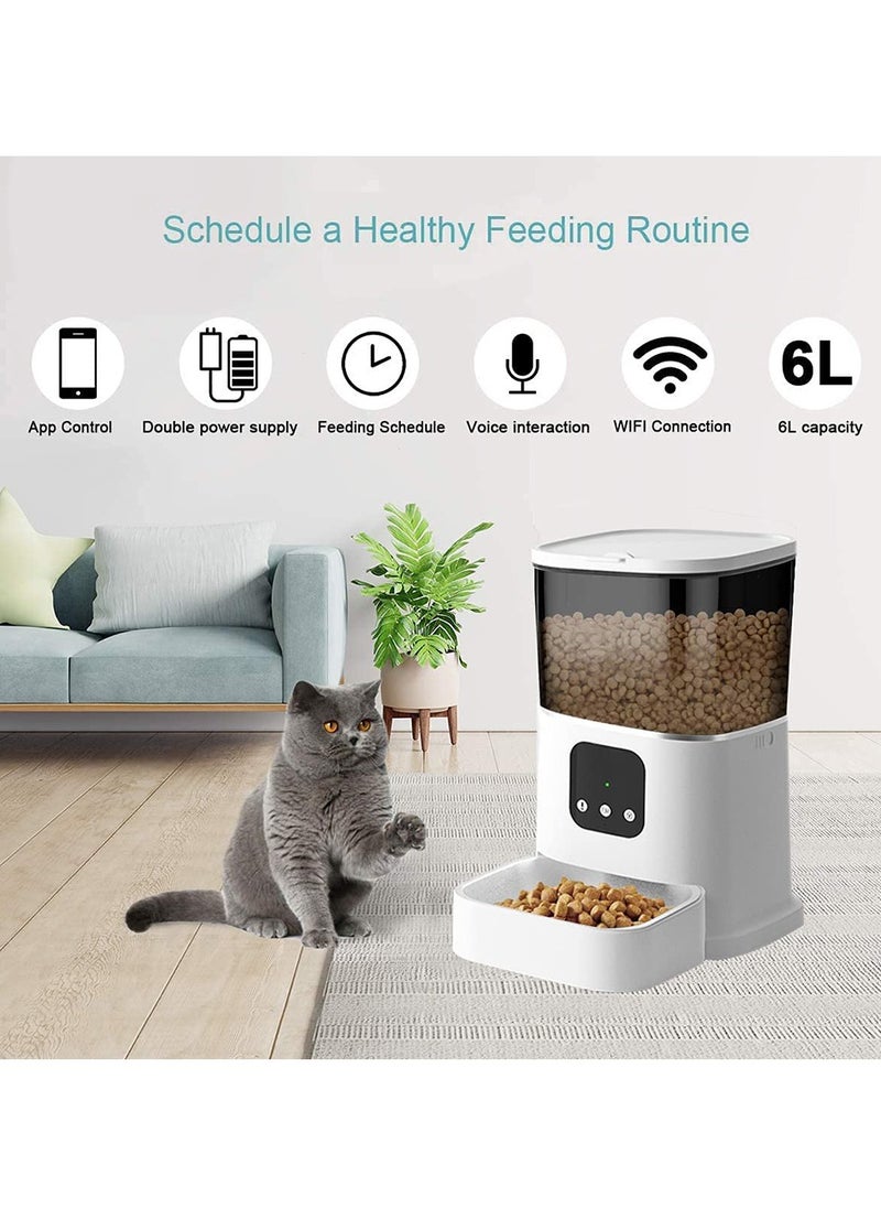 Intelligent Pet Feeder Cat And Dog Feeder Timing Quantitative Intelligent Feeder Automatic Feeder Cat And Dog Universal