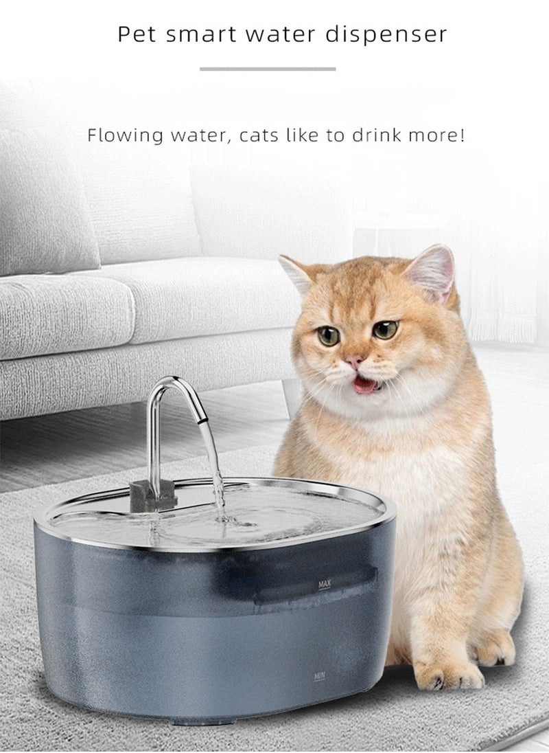 Large Capacity Cat Water Dispenser Automatic Circulation Flow Water Intelligent Cat and Dog Drinking Bowl