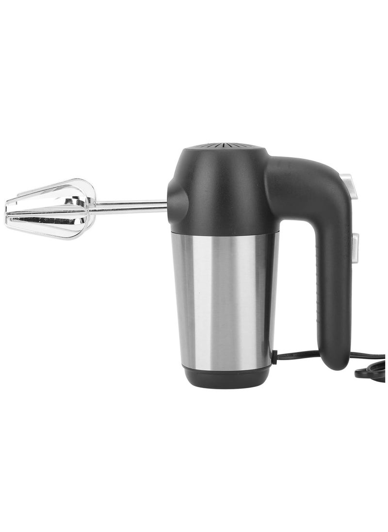 Electric Hand Mixer Stainless Steel 5 Speed Dough Stuffing Mixer with Whisk for Kitchen