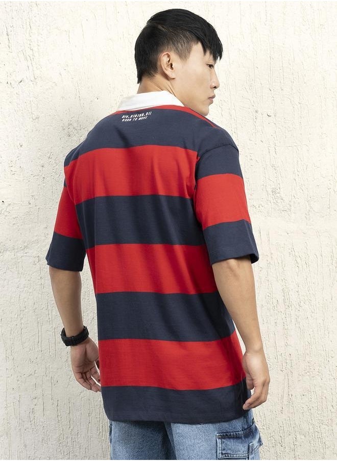 Red T-shirt for Men, Comfortable Casual Style