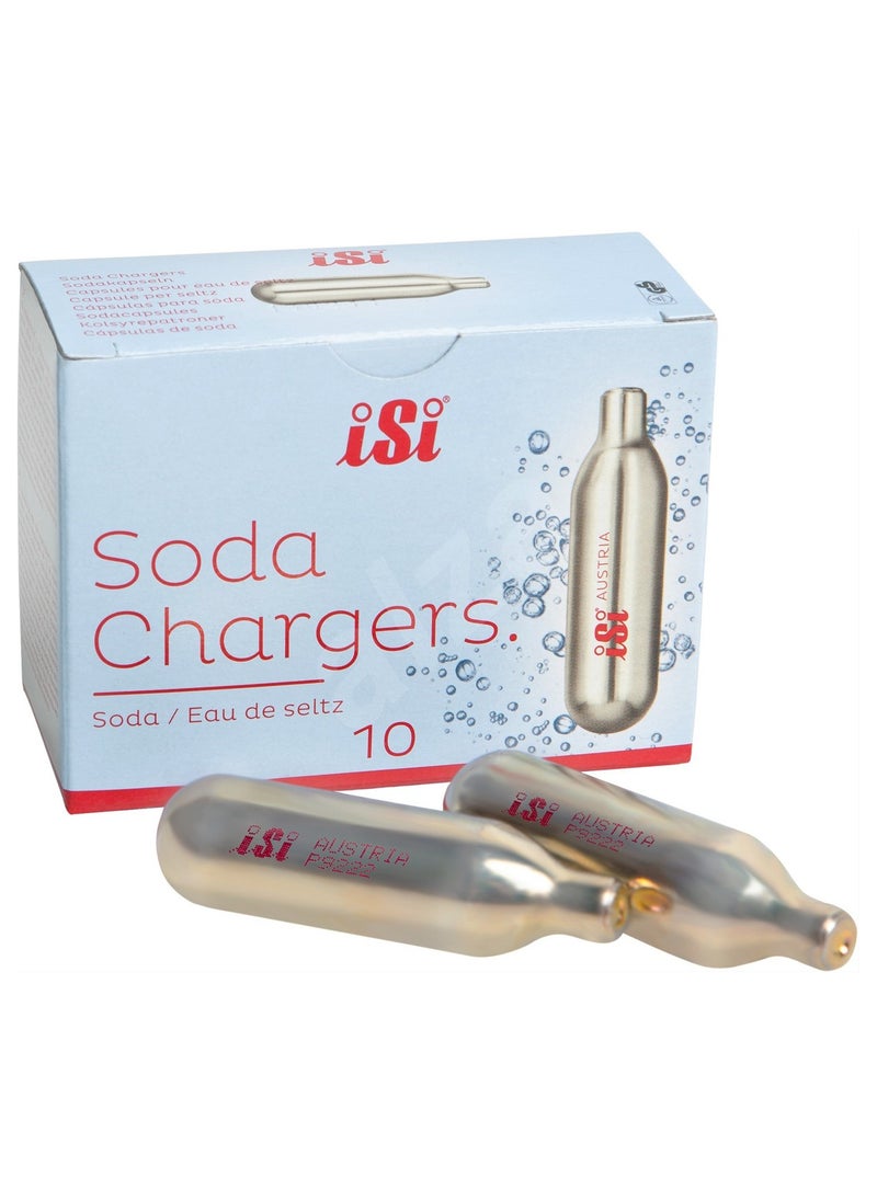 Pack of 10 ISI PROFESSIONAL SODA CHARGER