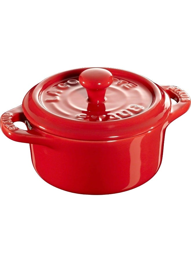 Staub Ceramic 10cm Cherry Mini Cocotte