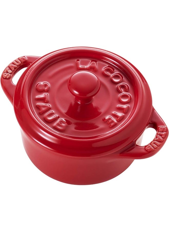 Staub Ceramic 10cm Cherry Mini Cocotte