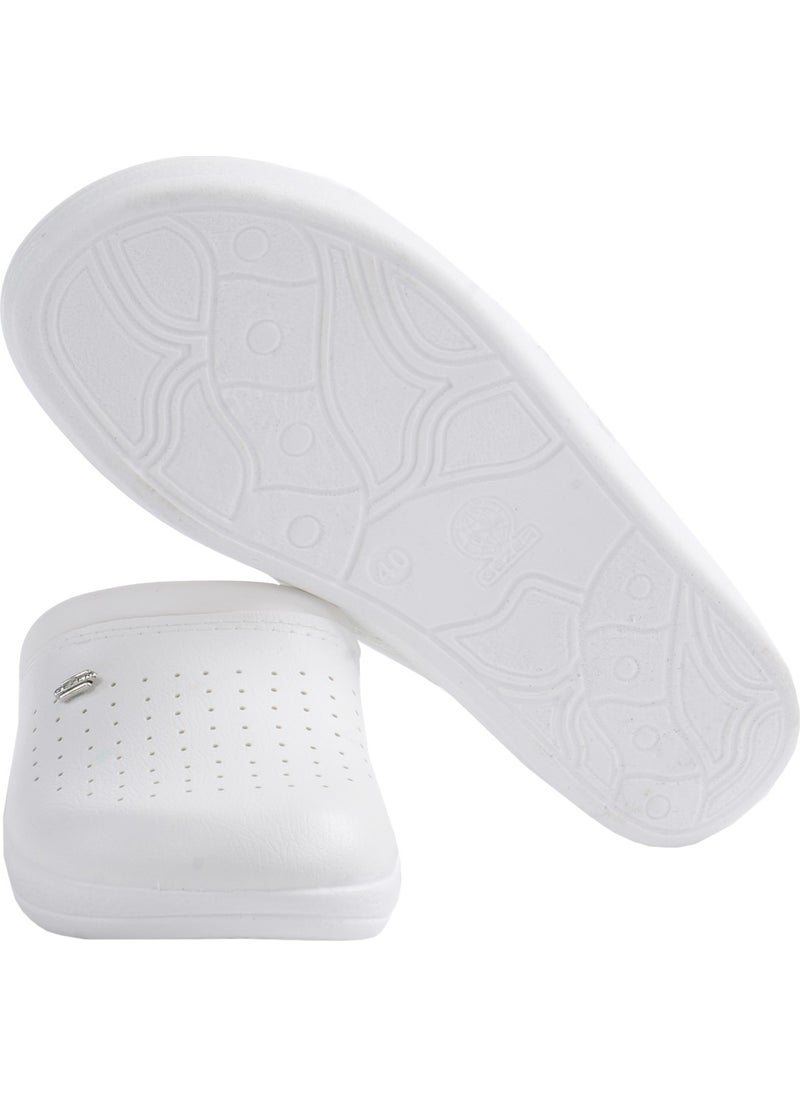 4768 4 Point Sabo Sole Men's Slippers Hospital & Business White