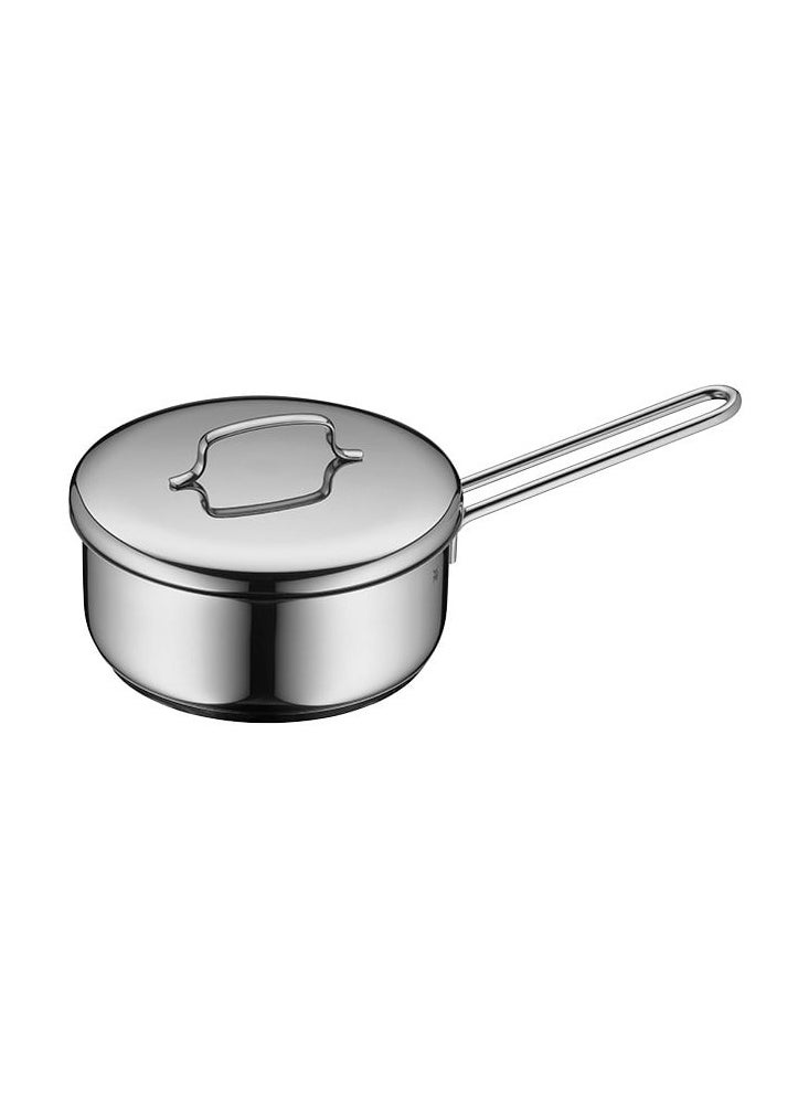 Saucepan  16 Cm Approx. 1.2L Mini Stackable Pouring Rim Metal Lid Cromargan Stainless Steel Polished Suitable For Induction Hobs Dishwasher Safe