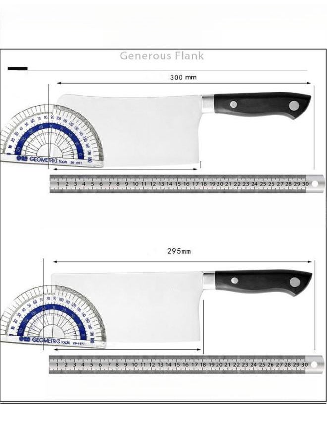 7-piece Knife Block Set. Forged Special Formula Stainless Steel, Ergonomic Handle, Set: 2 Kitchen Knives, 2 Fruit Knives, Scissors, Sharpening Rod, Knife Holder