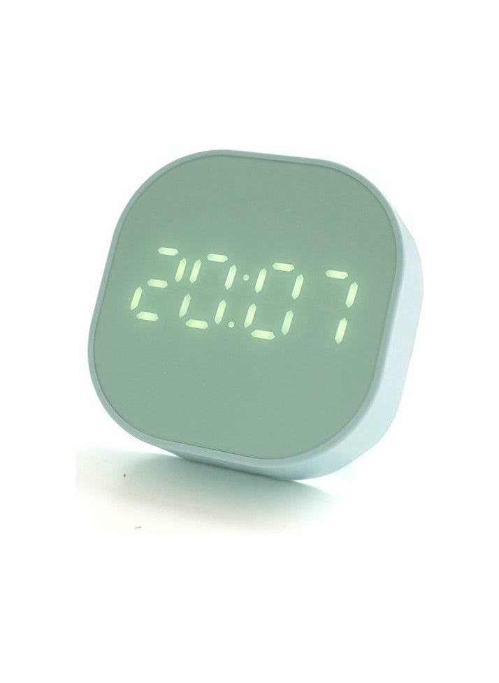 Timing Smart Alarm Clock Mini Cartoon Simple Digital Clock Colour:Creamy