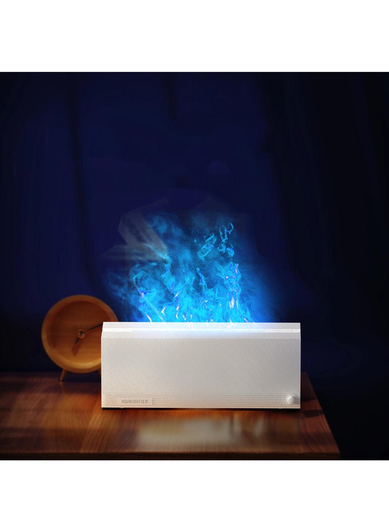 Colorful Simulation Flame Aromatherapy Machine Desktop Silent Diffuser 3D Fireplace Atmosphere Lamp Air Humidification