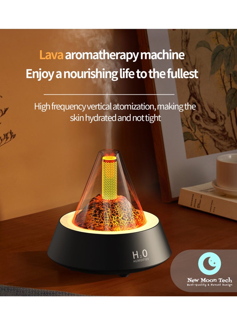 Lava Series L5 Aromatherapy Machine. Aroma Diffuser Humidifier. Water Soluble Essential Oil Can Be Added. Black/White are available.