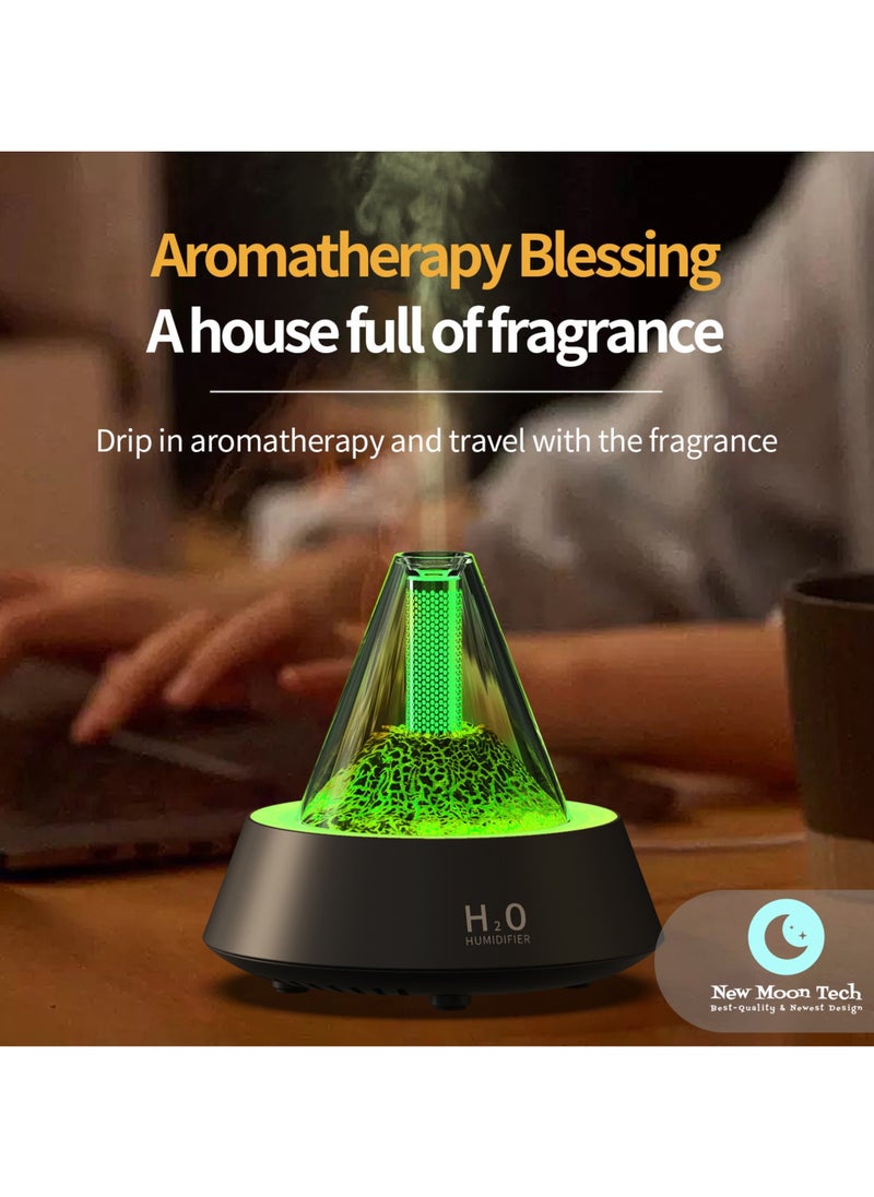 Lava Series L5 Aromatherapy Machine. Aroma Diffuser Humidifier. Water Soluble Essential Oil Can Be Added. Black/White are available.