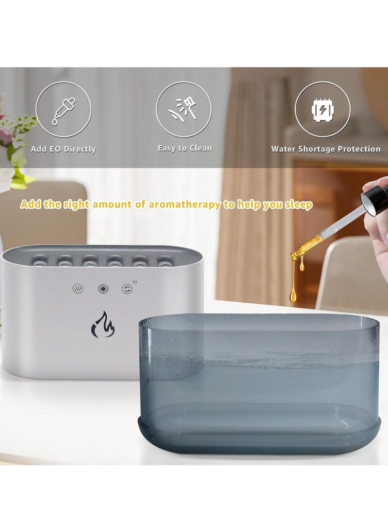 Humidifiers For Bedroom Cool 6 Nozzles With RGB Lights,Cool Mist Humidifiers For Kids Adjustable Easy To Clean,Air Humidifier Diffuser Bedroom Room Desk