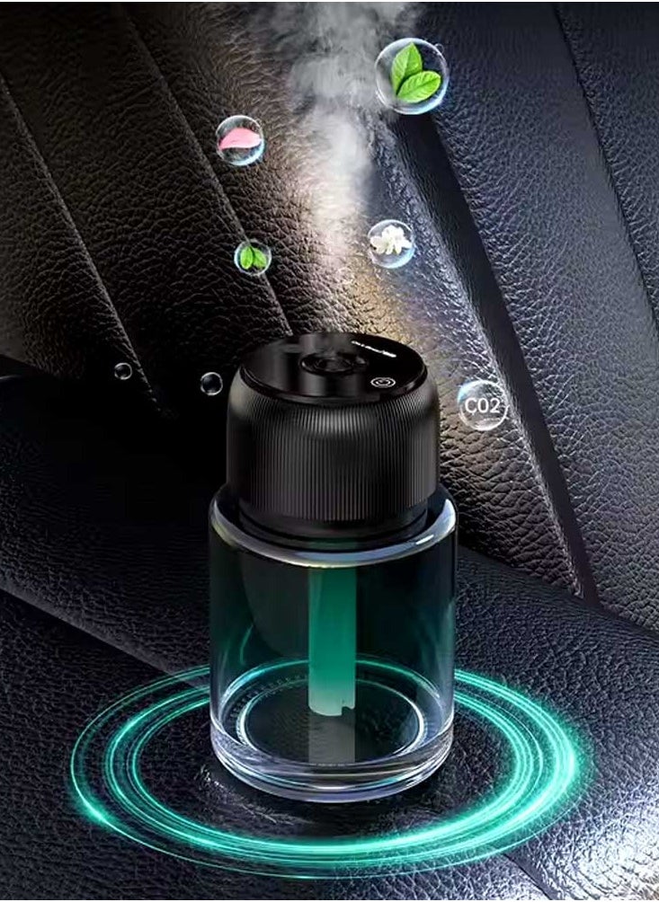 Smart Starry Projection Car Aroma Diffuser 160 ml Large Capacity Rechargeable Air Freshener USB Cool Mist Mini Portable Diffuser for Car Home Office Bedroom