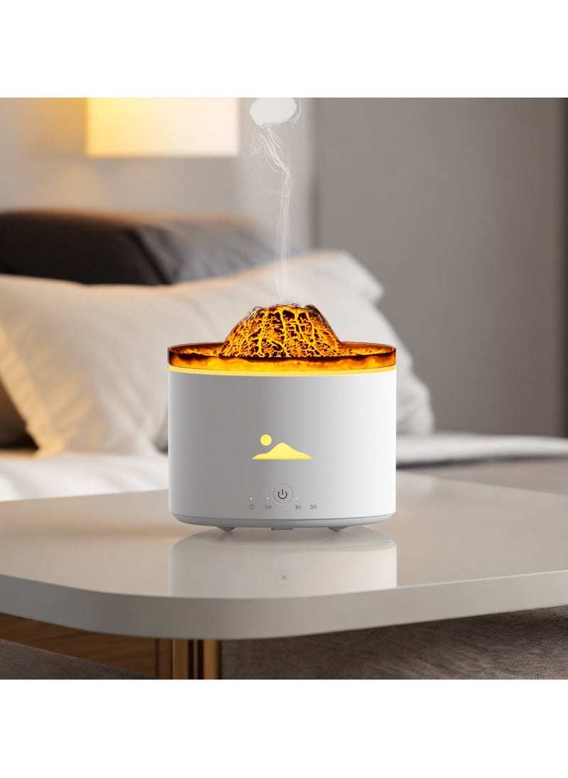 New Large Capacity Volcanic Aroma Diffuser - Volcano Jellyfish Smoke Ring Humidifier with Remote Control