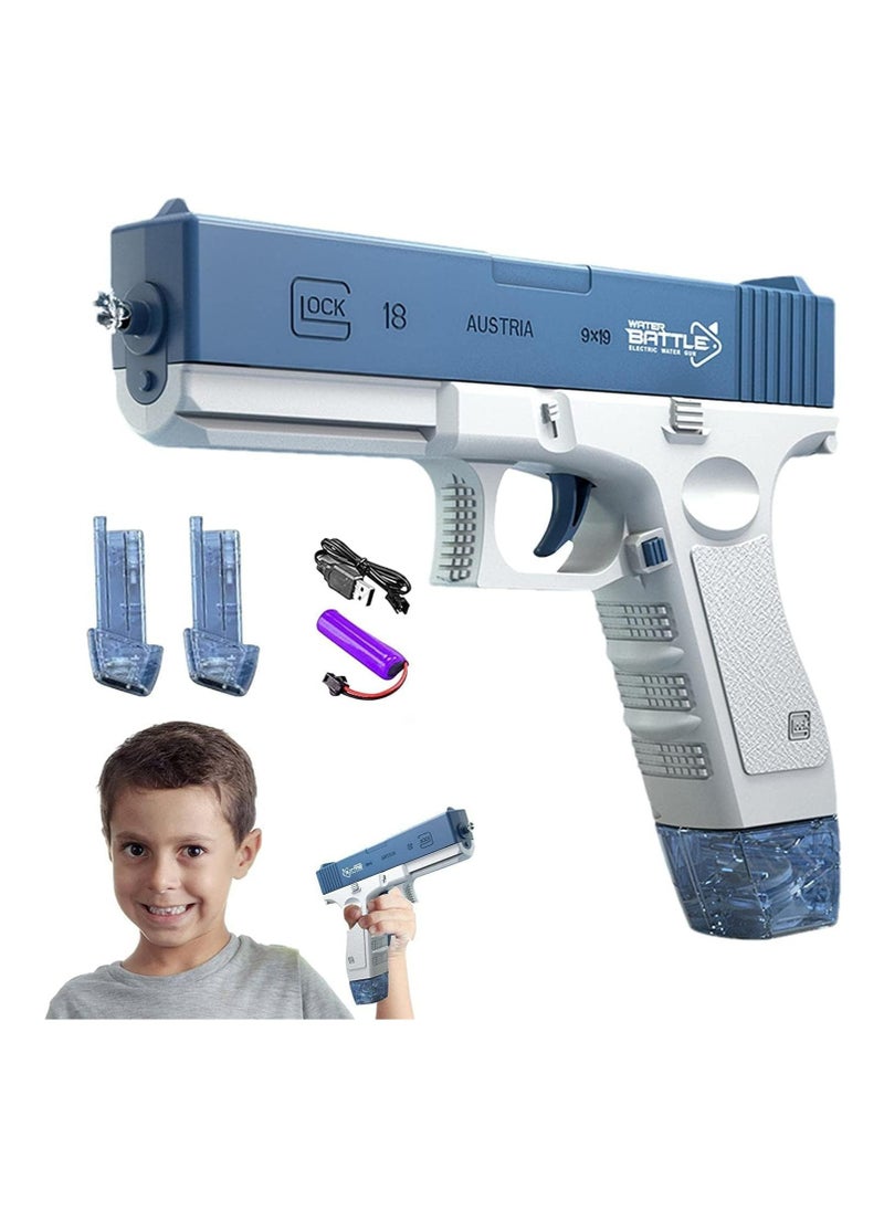 Electric Water Pistols for Children 8 to 12 Years Old Kids Automatic Spray Gun for Boys Water Immersion Gun Toys, Water Sprayers for Kids and Adults Summer Pool Beach Party Kids Water Jets (Blue)