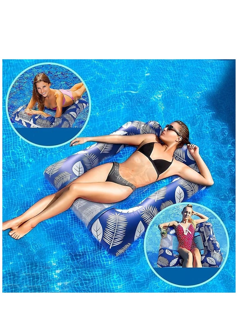 Inflatable Pool Floats Adult, Chairs Summer Inflatable Swimming Pool Lounge Chairs Pool Float for Pool Floating Party Beach Ocean Sea Outdoor Water Fun