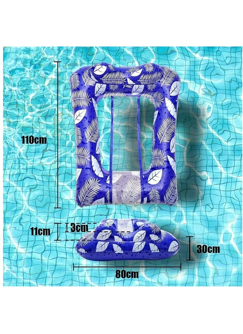 Inflatable Pool Floats Adult, Chairs Summer Inflatable Swimming Pool Lounge Chairs Pool Float for Pool Floating Party Beach Ocean Sea Outdoor Water Fun