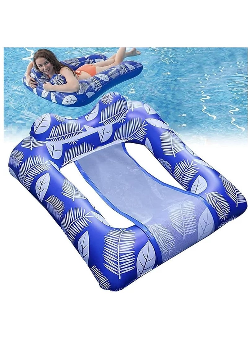 Inflatable Pool Floats Adult, Chairs Summer Inflatable Swimming Pool Lounge Chairs Pool Float for Pool Floating Party Beach Ocean Sea Outdoor Water Fun