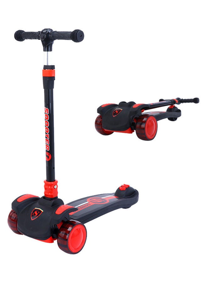 3-Wheel Foldable Kick Scooter with Music