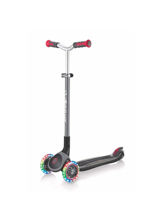 Master Lights Foldable Scooter (Black/Red)