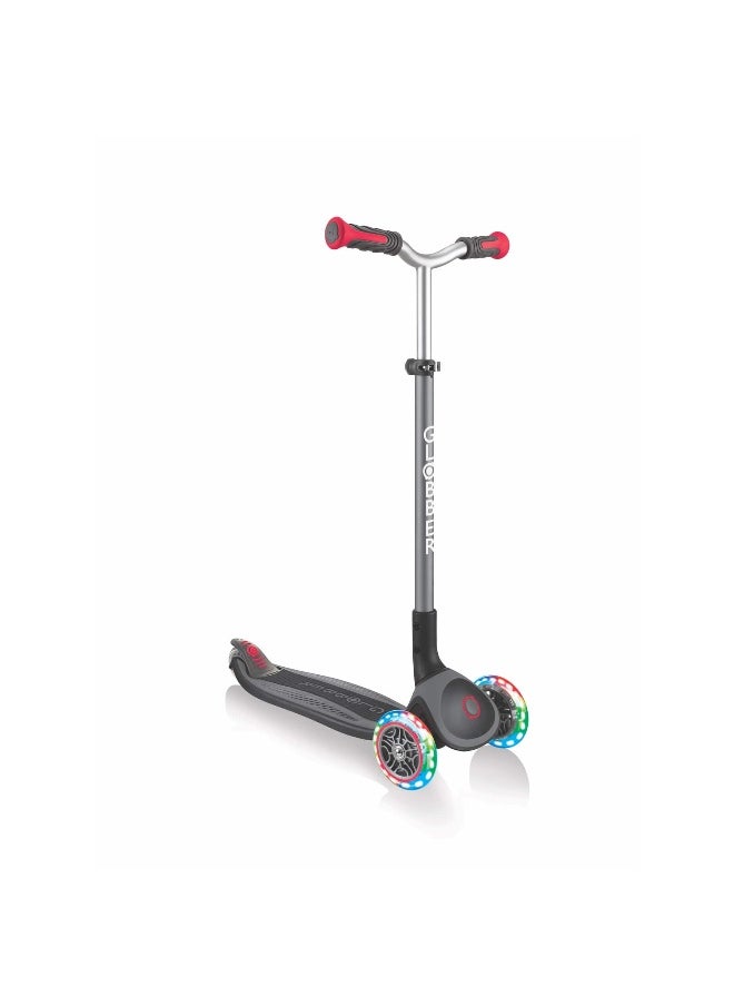 Master Lights Foldable Scooter (Black/Red)