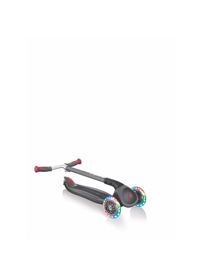 Master Lights Foldable Scooter (Black/Red)