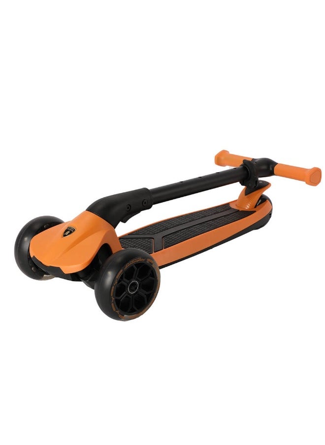 3-Wheel Folding Kick Scooter (Orange)