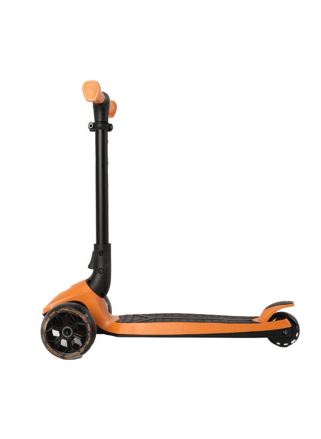 3-Wheel Folding Kick Scooter (Orange)