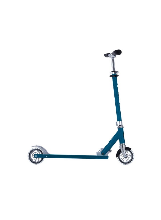 Flow Elements Kick Scooter With Lights (Petrol Blue)