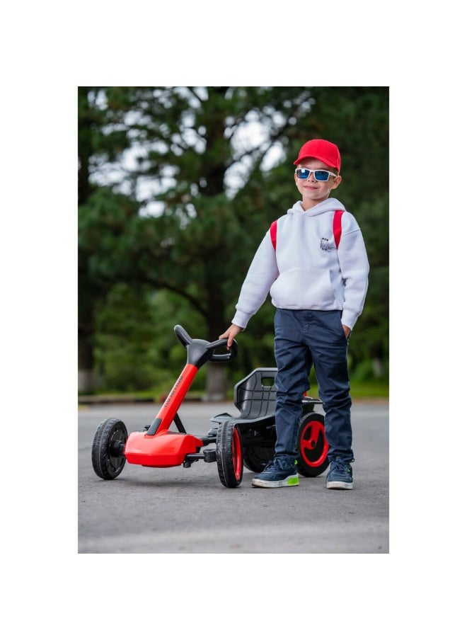 Rollplay Flex Kart XL Electric Go-kart (12 V, Red)