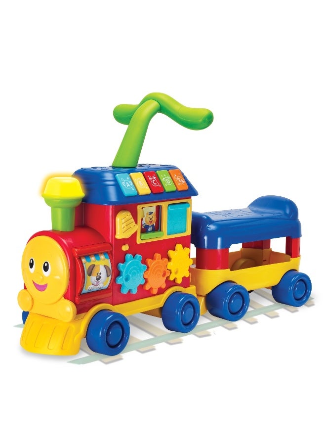Winfun Walker Ride-on Learning Train (Blue)