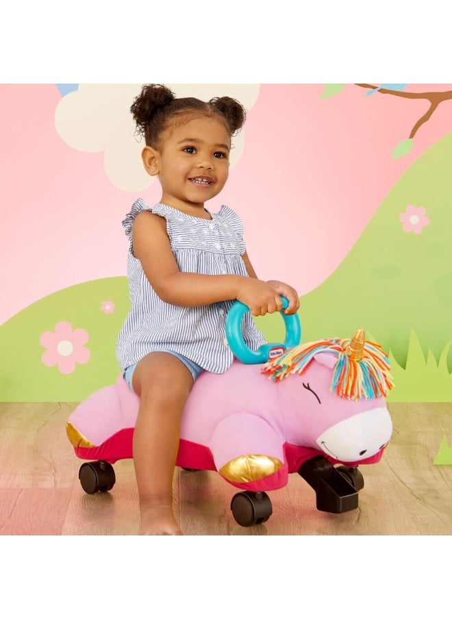 Little Tikes Unicorn Pillow Soft Plush Racer Ride-on
