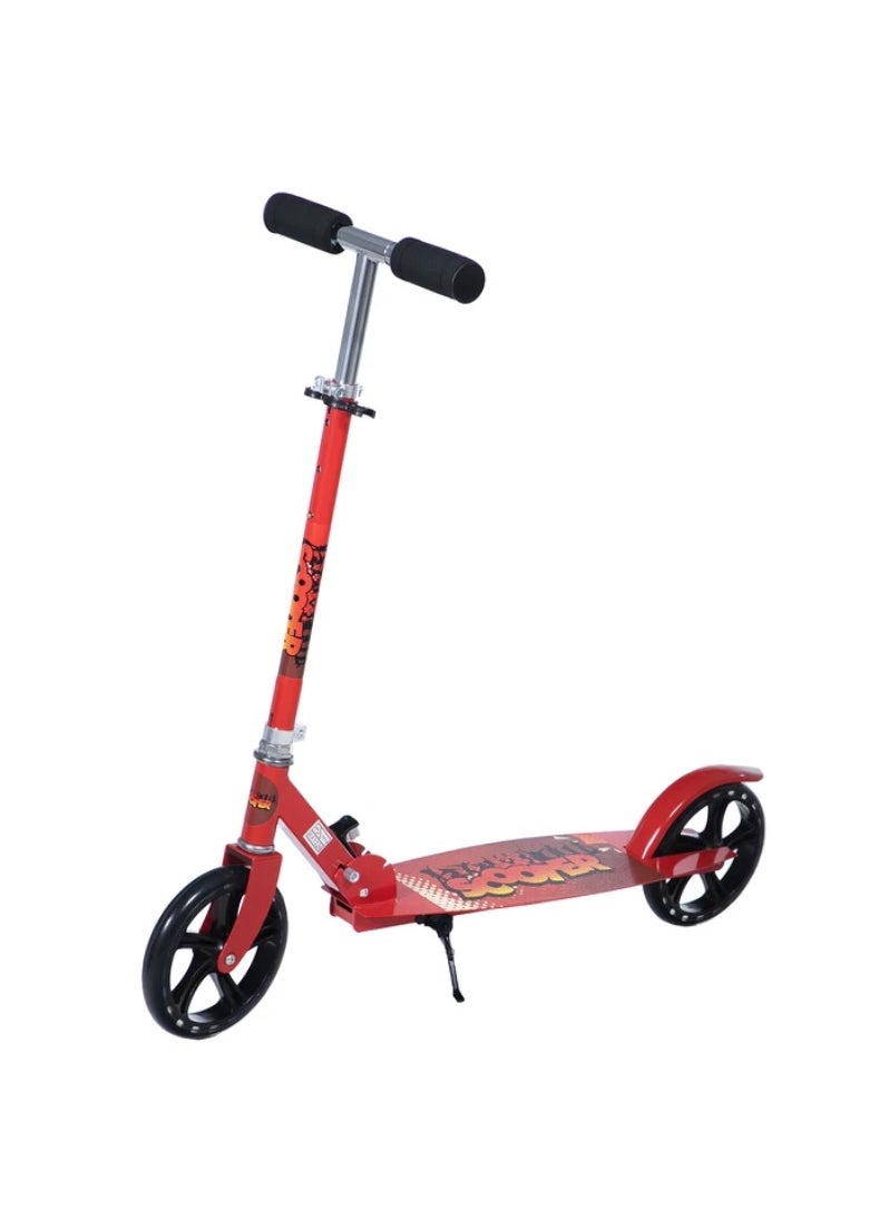 Full Iron Wide Board Adult Scooter - 2 Wheel Scooter