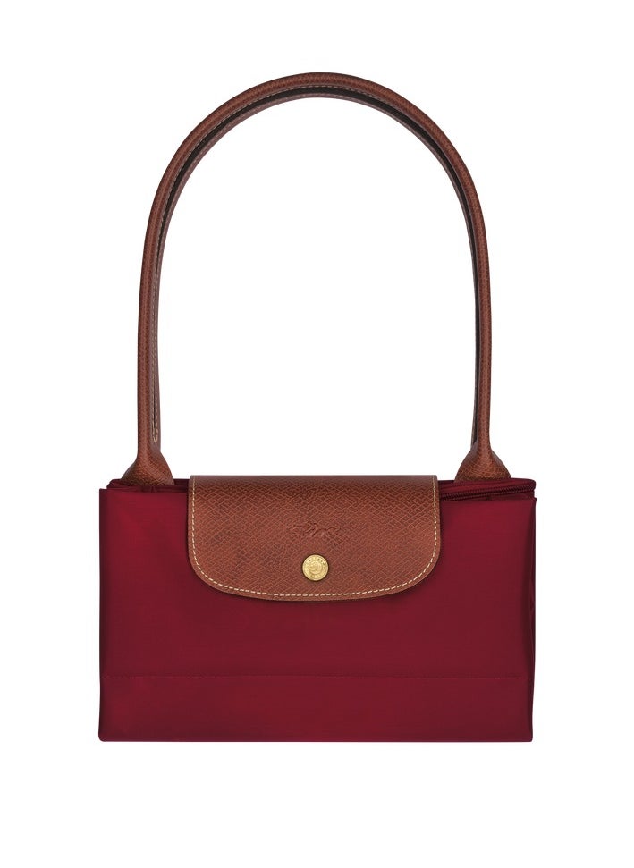 Women's handbag, handbag, shoulder bag, wine red classic style, large size