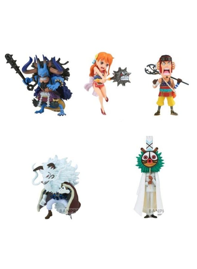 Banpresto One Piece Wanokuni Onigashima 8 World Collectible Figure (7 cm, Assorted)