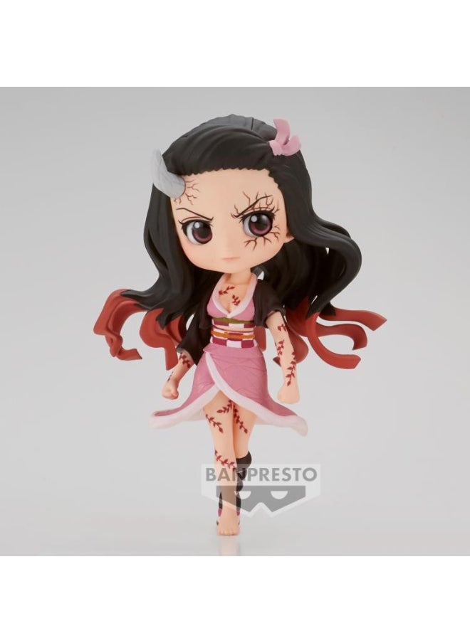 Banpresto Demon Slayer: Kimetsu No Yaiba Vol.7 Nezuko Kamado Ver. A Q Posket Petit Figure (7 cm)