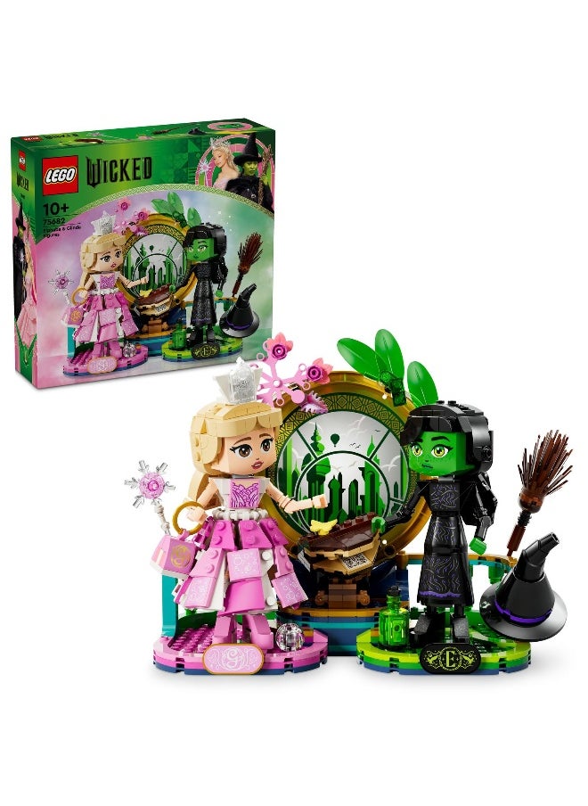 LEGO Wicked Elphaba & Glinda Figures 75682 Building Toy Set (558 Pieces)