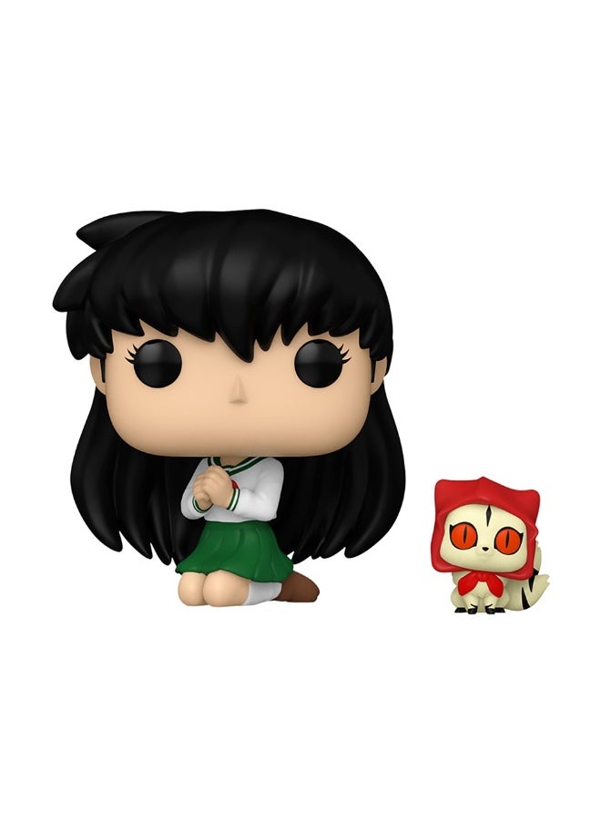 POP Animation Inuyasha Kagome Higurashi with Kirara Vinyl Figure (8 cm)