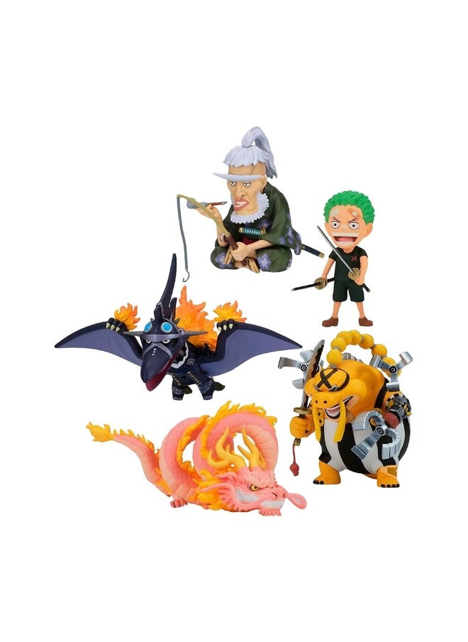 Banpresto One Piece Wanokuni Onigashima 10 Mini World Collectible Figure (7 cm, Assorted)