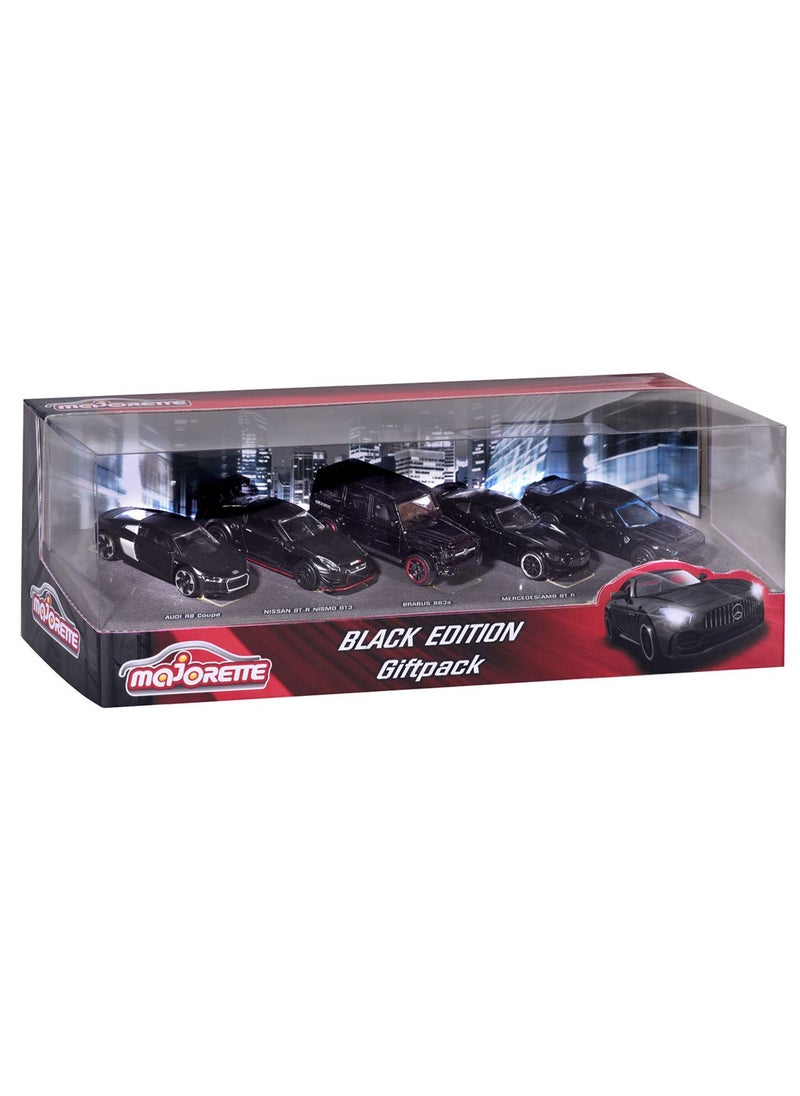 Majorette Black Edition Giftpack, 5 pcs