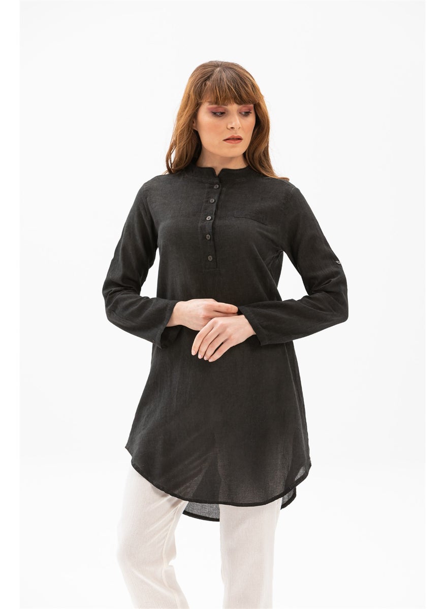 Akasya Şile Cloth Tunic Smoked Fm