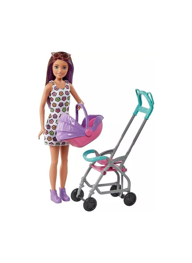 Skipper Babysitters Doll & Stroller Playset