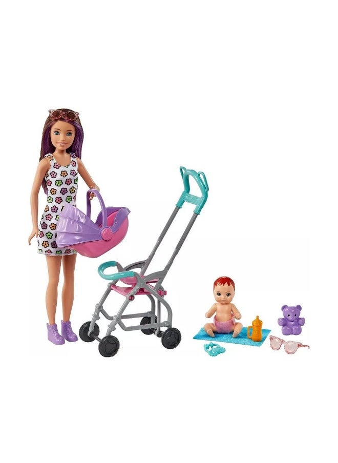 Skipper Babysitters Doll & Stroller Playset