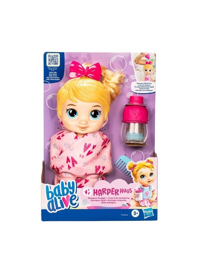 Baby Alive Shampoo Snuggle Harper Hugs Doll (28 cm)