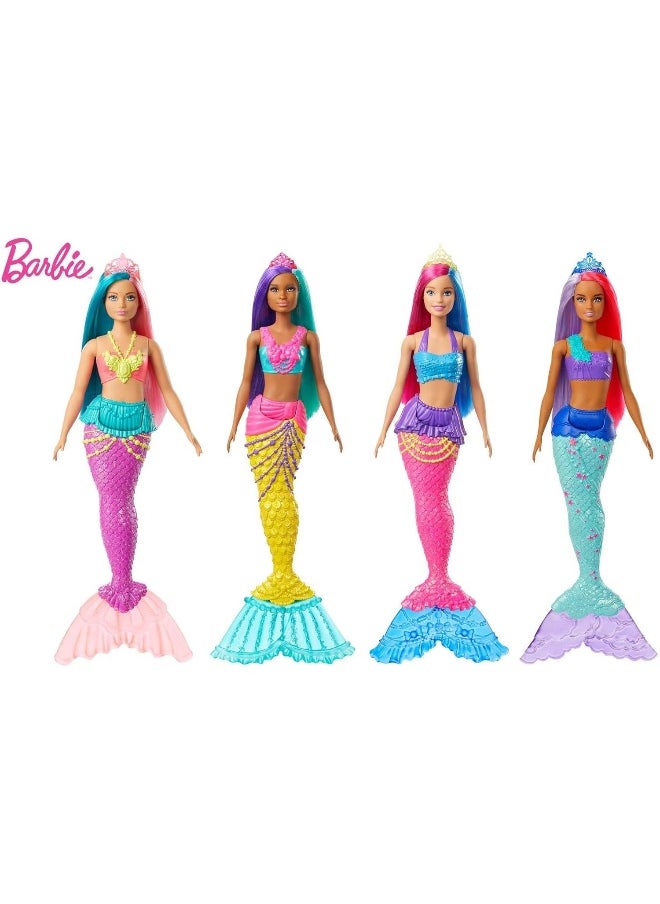 Barbie GJK10 Dreamtopia Surprise Mermaid Doll, Multi