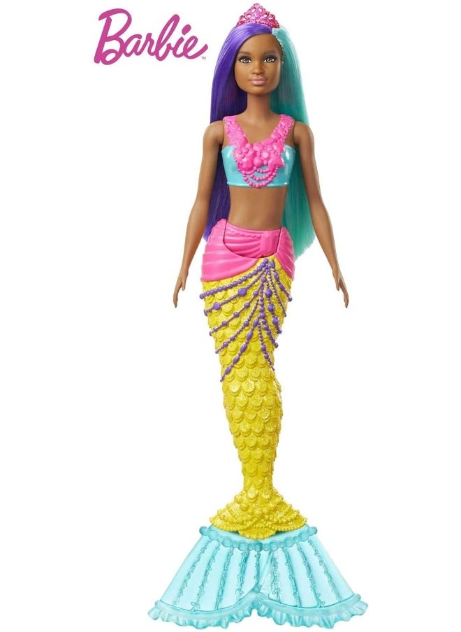 Barbie GJK10 Dreamtopia Surprise Mermaid Doll, Multi