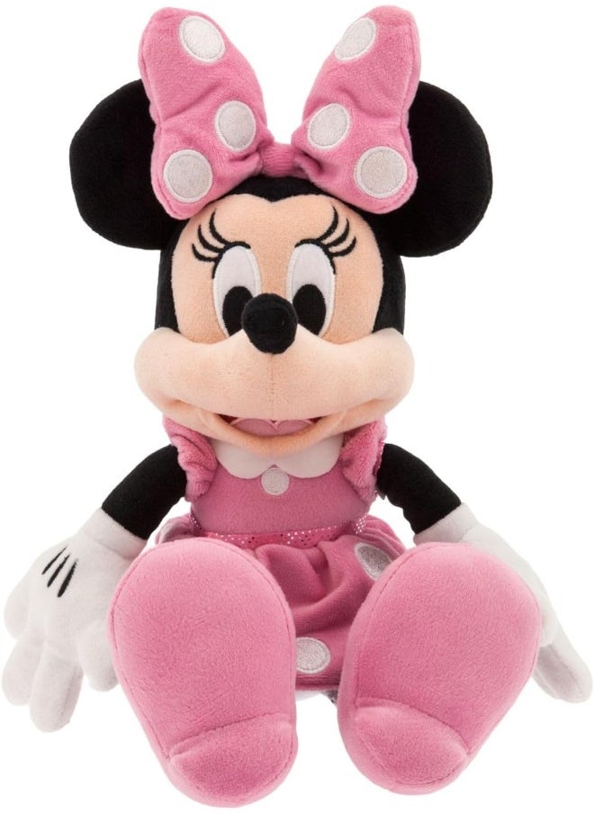 Disney Store Official Minnie Mouse Plush Toy in Pink