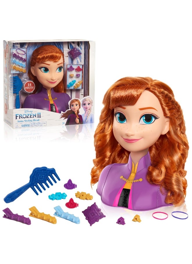 Disney Frozen 2 Anna Basic Styling Head Playset