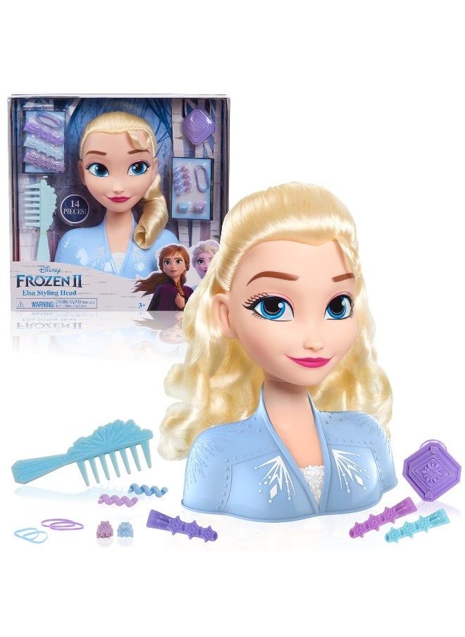 Disney Frozen 2 Elsa Basic Styling Head Playset